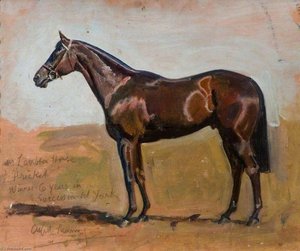 Study Of Mr Lambton's Horse, 'pricket' — Sir Alfred James Munnings
