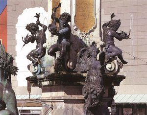 Augustus Fountain (detail) — Hubert Gerhard
