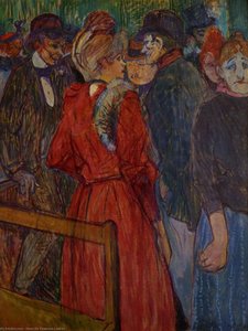 At The Moulin De La Galette — Henri De Toulouse-lautrec