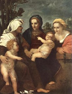 Madonna And Child With Sts Catherine, Elisabeth And John The Baptist — Andrea Del Sarto
