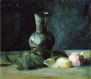 Vase And Roses — Julian Alden Weir