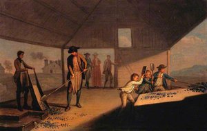Lead Processing At Leadhills Pounding The Ore — David Allan
