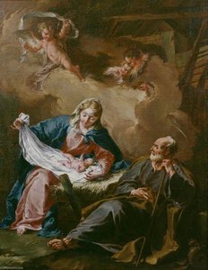 Holy Family — Giovanni Battista Pittoni The Younger