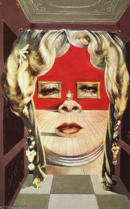 Dalí Mae West's Face Which May Be Used As A Surrealist Apart — Salvador Dalí