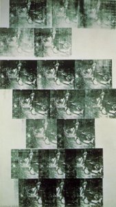 Carro Destruído Branco 19 Vezes, Privado — Andy Warhol