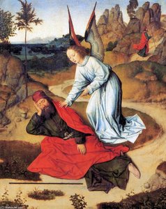 Prophet Elijah In The Desert — Aelbrecht Bouts