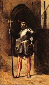 L'alabardiere — Jean-baptiste-camille Corot