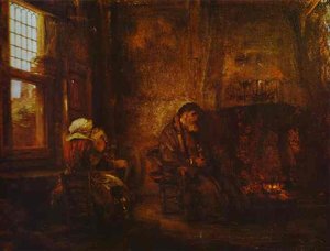 Tobit E Anna — Rembrandt Van Rijn