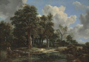 Margine Di Un Bosco Con Un Campo Di Grano — Jacob Van Ruisdael