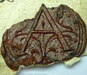 Wax Seal On A Letter — Rodrigo Melo Franco De Andrade
