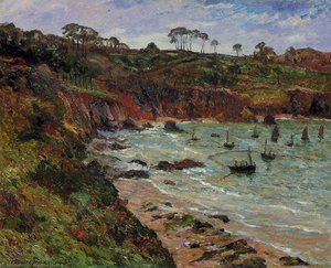 Fishing For Sprats In Winter At Douarnenez — Maxime Emile Louis Maufra
