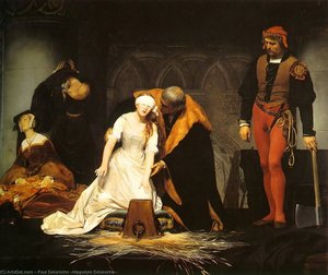 The Execution Of Lady Jane Grey — Hippolyt Delaroche