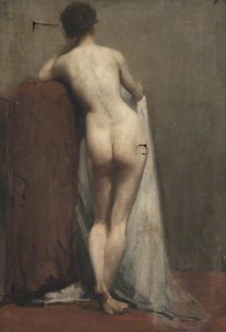 Back Of Standing Female Nude — George Fiddes Watt