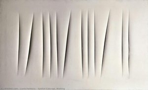 Spatial Concept. Waiting — Lucio Fontana