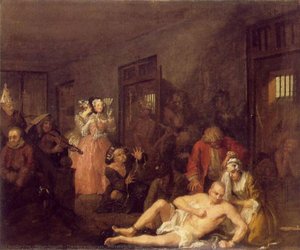 Der Aufstieg Des Lüstlings_ Der Lüstling In Bedlam — William Hogarth