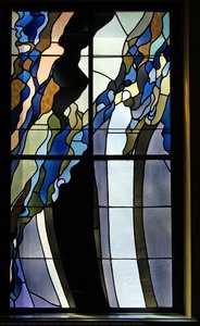 Krakow Medical Society House, Stained Glass Window — Stanislaw Wyspianski