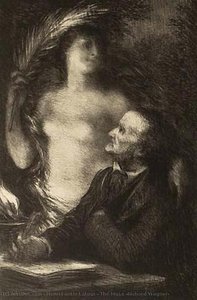The Muse (richard Wagner) — Henri Fantin-latour