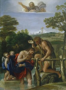 Il Battesimo Di Cristo — Annibale Carracci