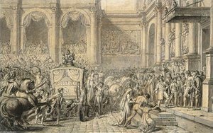The Arrival At The Hôtel De Ville — Jacques-louis David