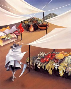 The Man With The Scythe — Remedios Varo