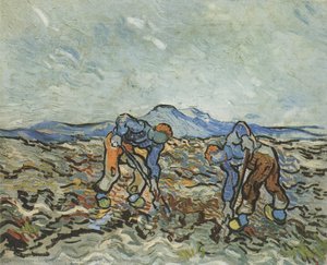 Boeren Die Aardappelen Uitgraven — Vincent Willem Van Gogh
