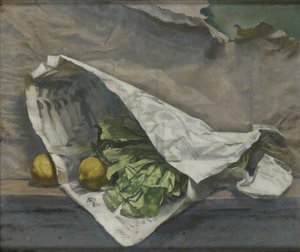 Still Life With Lemons And Lettuces — Richard Murry