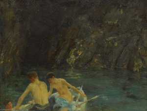 The Cavern — Henry Scott Tuke
