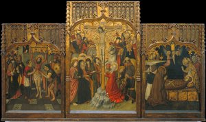 Martyrdom Of Saint Bartholomew, Calvary And Death Of Saint Mary Magdalene — Jaume Huguet
