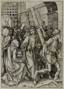 The Bearing The Cross — Martin Schongauer