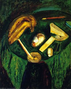 Cubist Still Life (also Known As Green Table Cloth) — Alfred Henry Maurer
