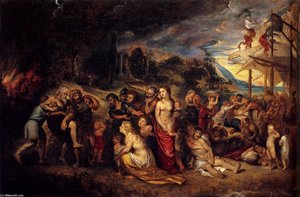 Aeneas And His Family Departing From Troy — Peter Paul Rubens