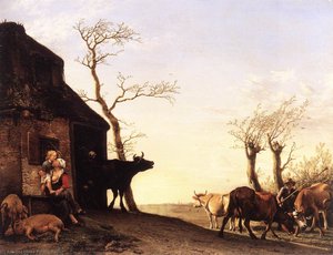 Driving The Cattle To Pasture In The Morning — Paulus Potter