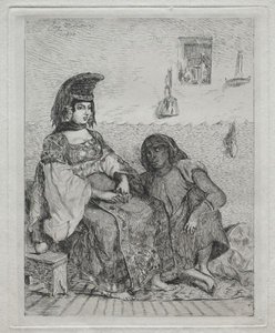 Femme D'alger — Eugène Delacroix