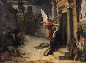 The Plague In Rome — Jules Elie Delauney
