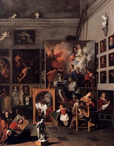 The Studio Of The Painter — Pierre Subleyras