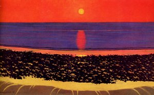 To Lay Down Sun With Villerville — Félix Vallotton