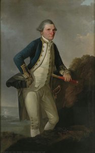 Portrait Of Captain James Cook — John Webber