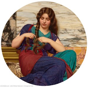 A Congenial Task — R.b.a John William Godward