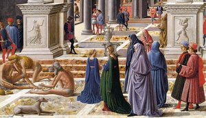 The Presentation Of The Virgin In The Temple (detail) — Fra Carnevale