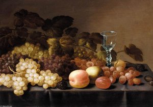 Still-life Of Fruit — Floris Van Schooten