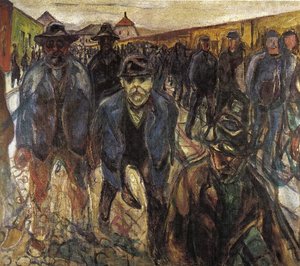 Workers Returning Home — Edvard Munch