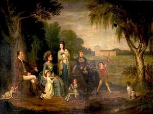 John Francis, 7th Earl Of Mar, And Family — David Allan