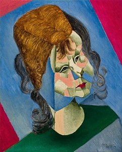 Portrait Cubiste D'odette, Fille De L'artiste — Jean Dominique Antony Metzinger