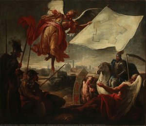 Allegory Of The Construction Of The Castle Of Piacenza — Ilario Giacinto Mercanti
