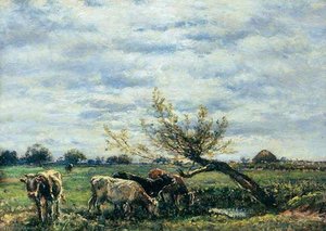 Landscape And Cattle — William Mark Fisher