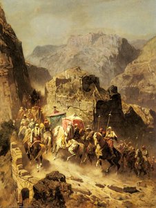 An Arab Caravan — Alberto Pasini