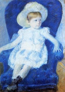 Elsie Im Blauen Sessel — Mary Stevenson Cassatt
