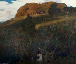 A Mystic Pool — Alfred East