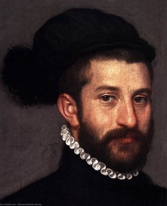The Black Knight (detail) — Moroni, Giovanni Battista