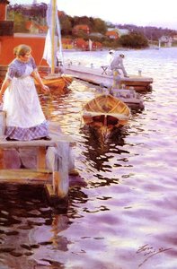 Vågskvalp — Anders Leonard Zorn